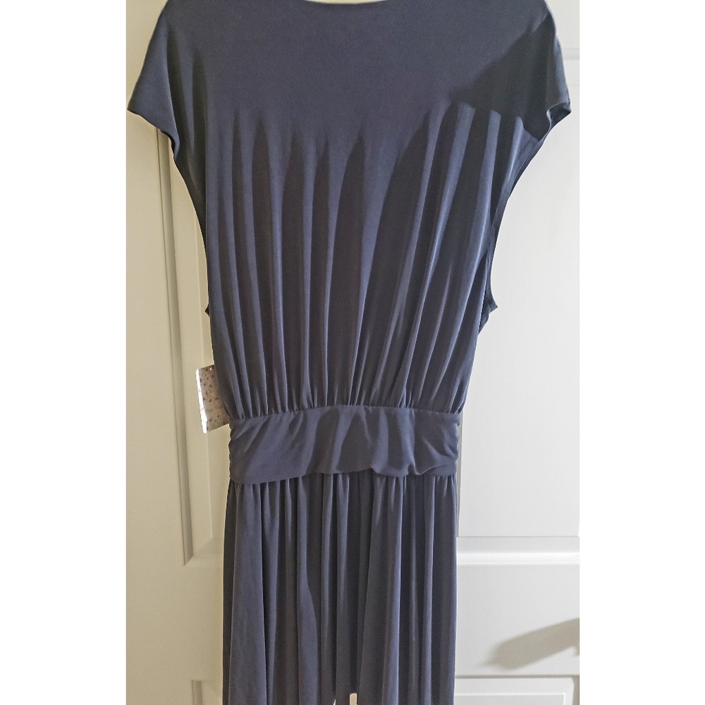 SOLDFree People Grey Cupro Criss Cross Mini sz S - Picture 3 of 4